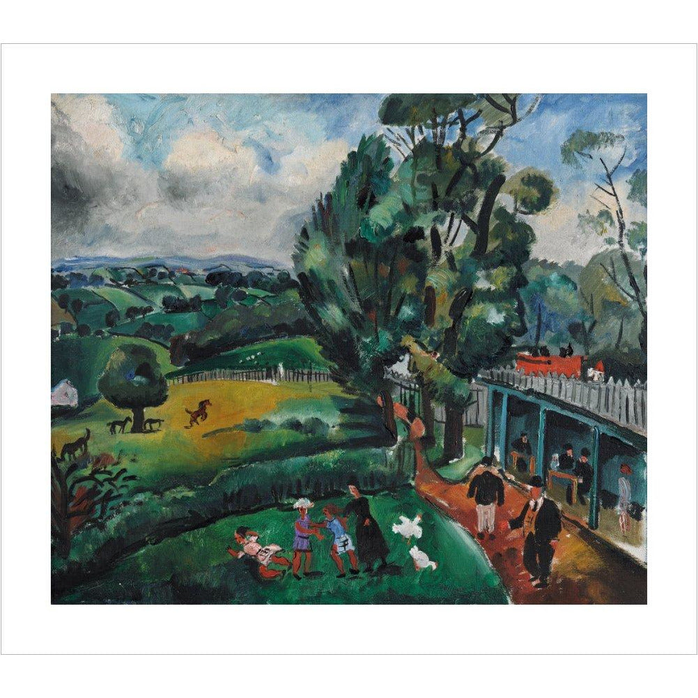 Landscape with Figures - Art print