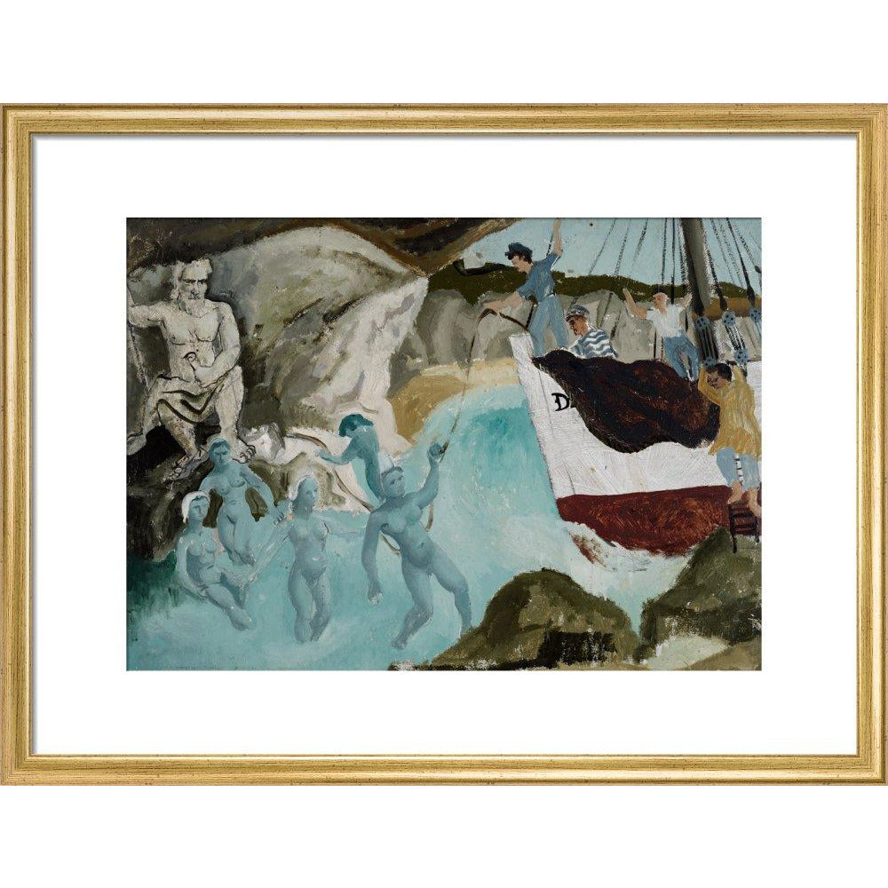 Ulysses and the Sirens - Art print