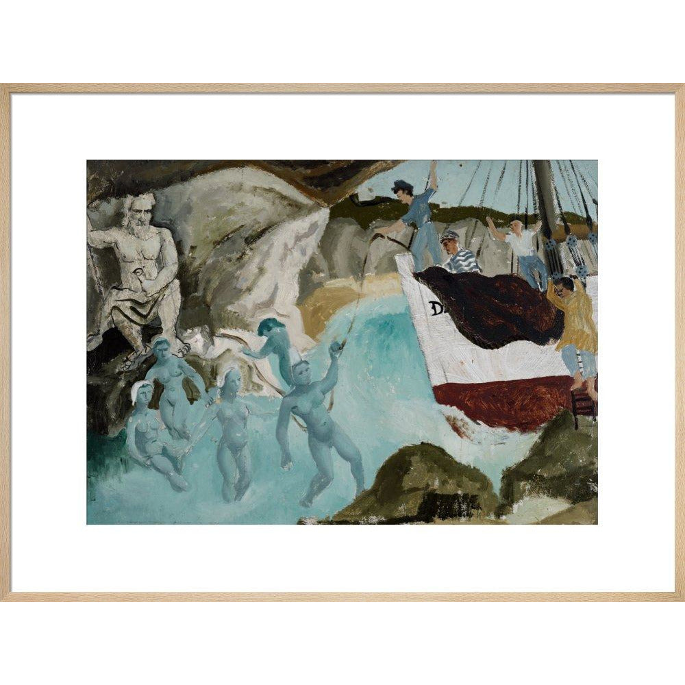 Ulysses and the Sirens - Art print