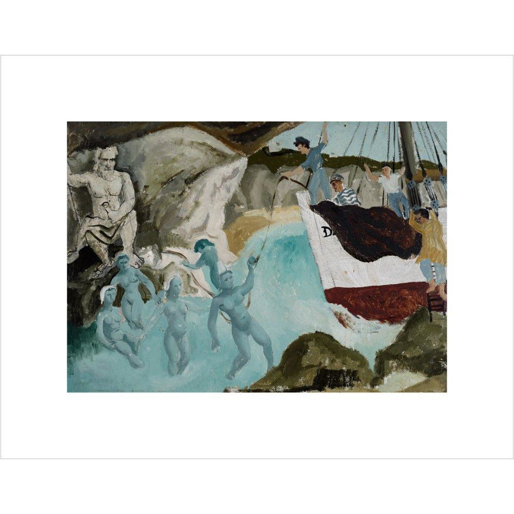Ulysses and the Sirens - Art print