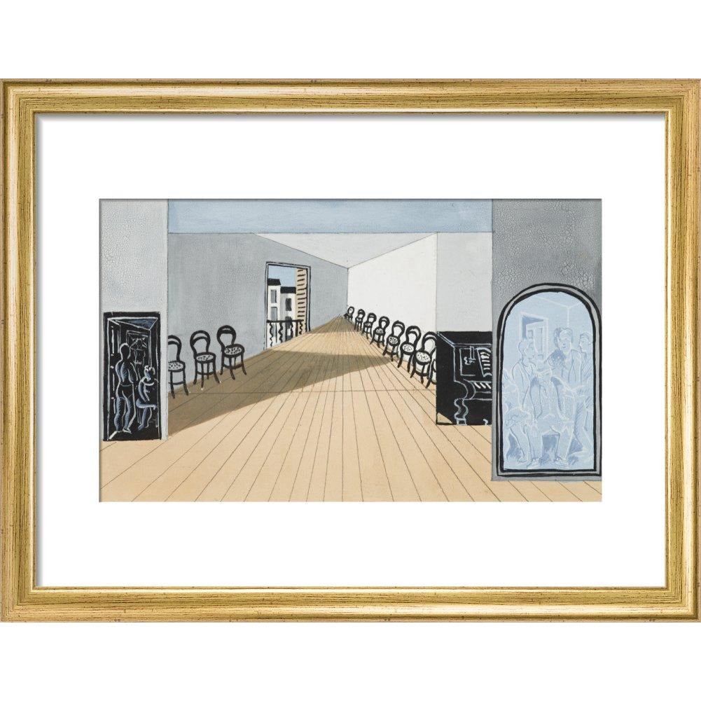 Stage design for Diaghilev's ballet, Romeo and Juliet - Art print