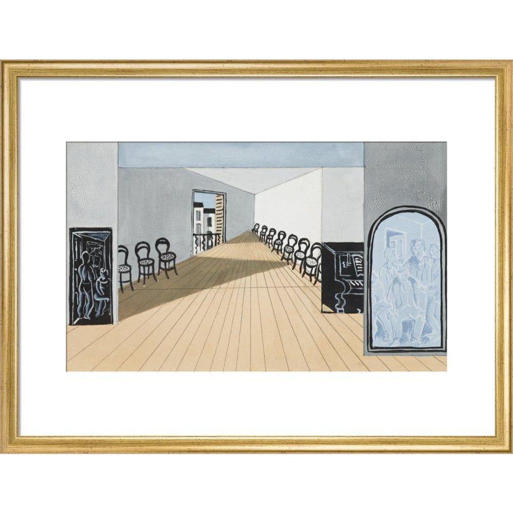 Stage design for Diaghilev's ballet, Romeo and Juliet - Art print