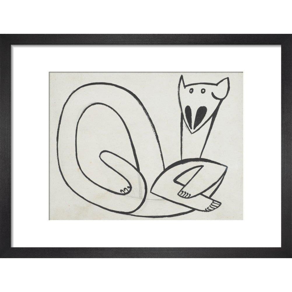 Henri Gaudier-Brzeska: Cat - Art print