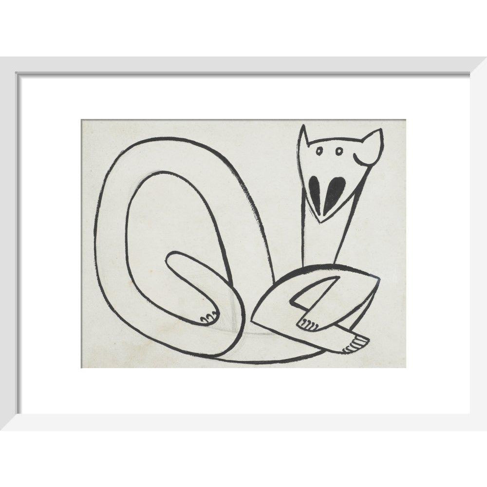 Henri Gaudier-Brzeska: Cat - Art print