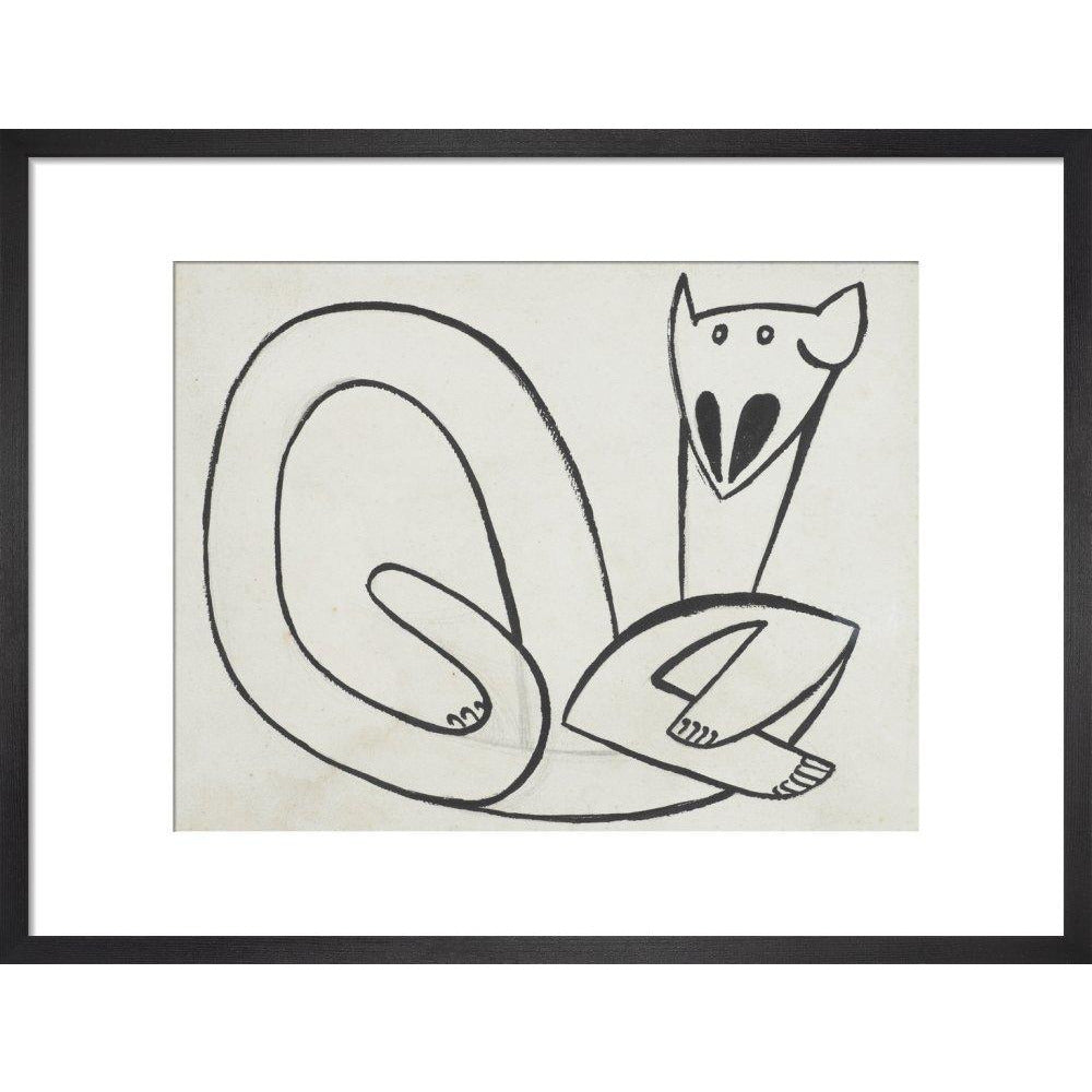 Henri Gaudier-Brzeska: Cat - Art print