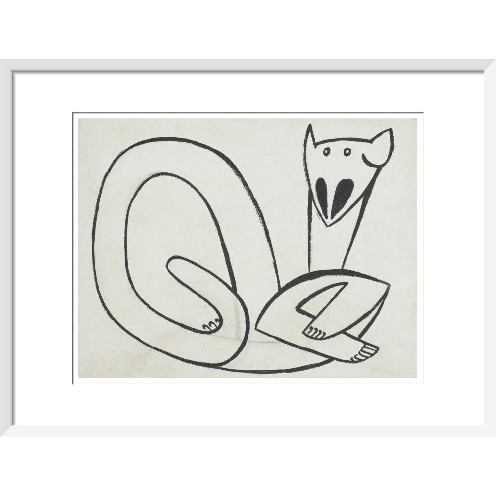 Henri Gaudier-Brzeska: Cat - Art print