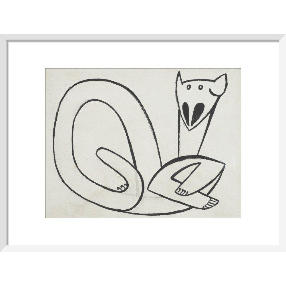 Henri Gaudier-Brzeska: Cat - Art print