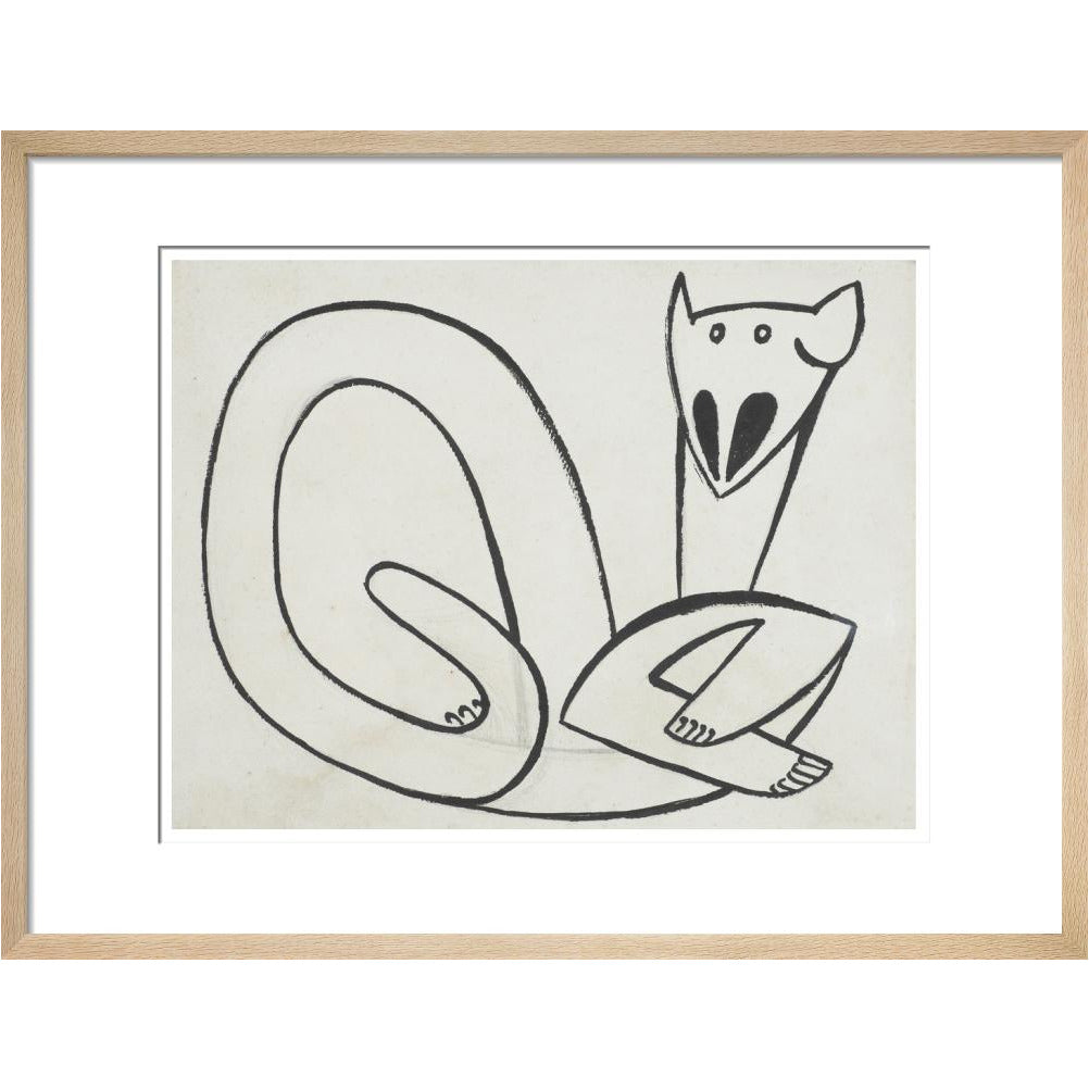 Henri Gaudier-Brzeska: Cat - Art print