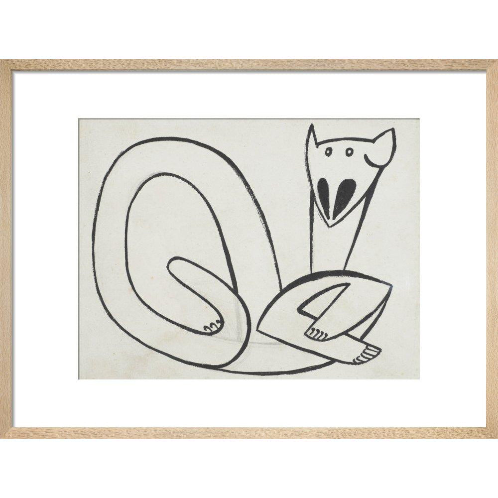 Henri Gaudier-Brzeska: Cat - Art print