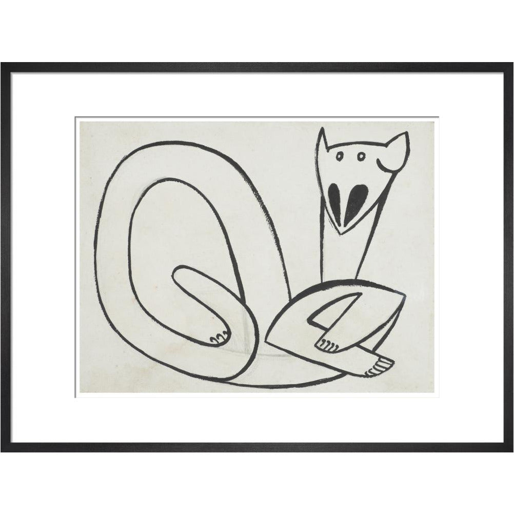 Henri Gaudier-Brzeska: Cat - Art print