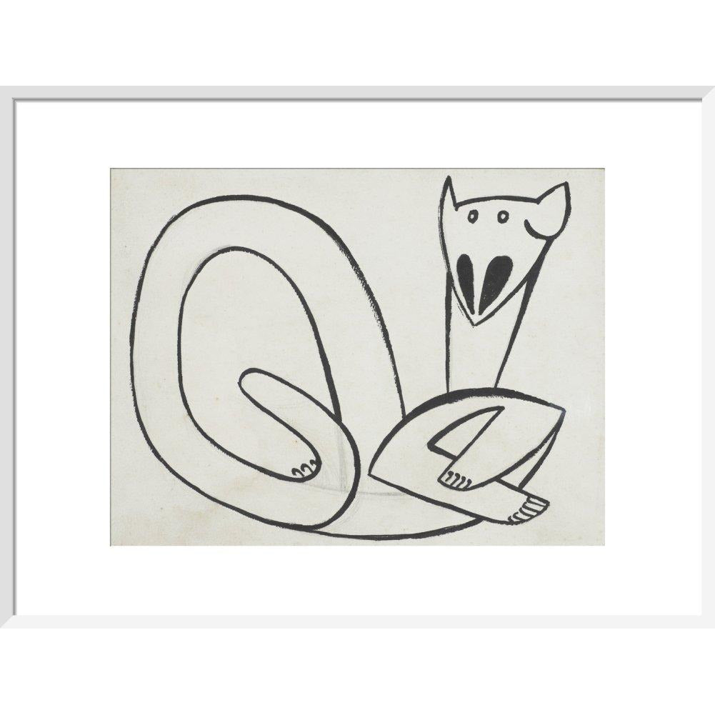 Henri Gaudier-Brzeska: Cat - Art print