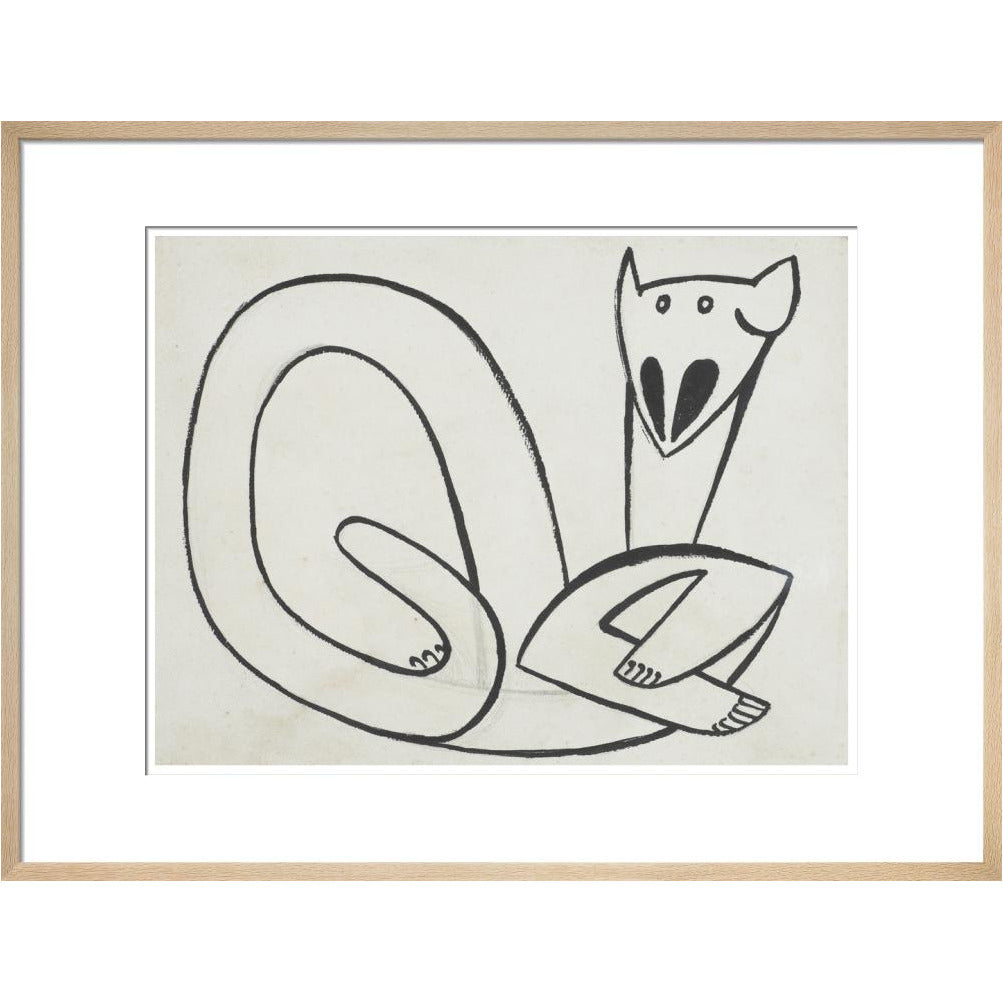 Henri Gaudier-Brzeska: Cat - Art print