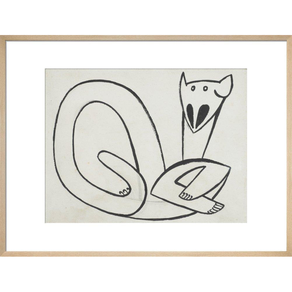 Henri Gaudier-Brzeska: Cat - Art print