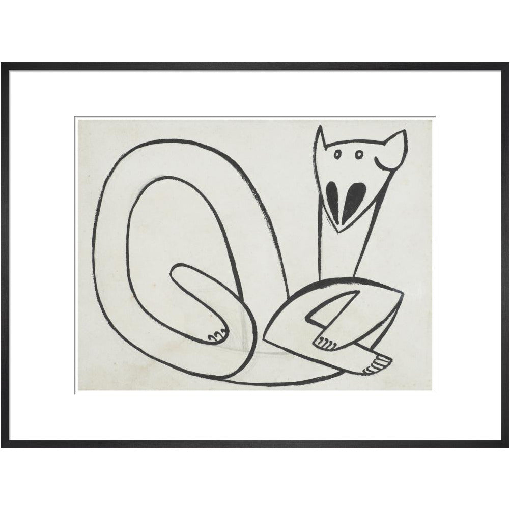 Henri Gaudier-Brzeska: Cat - Art print