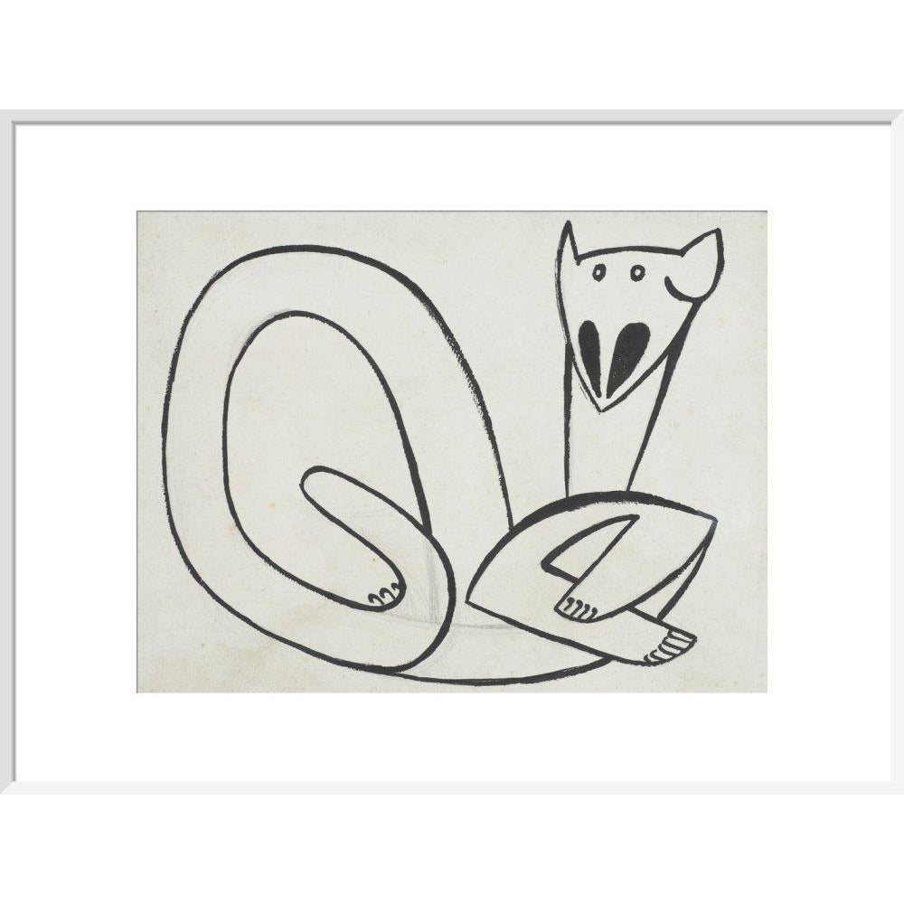 Henri Gaudier-Brzeska: Cat - Art print