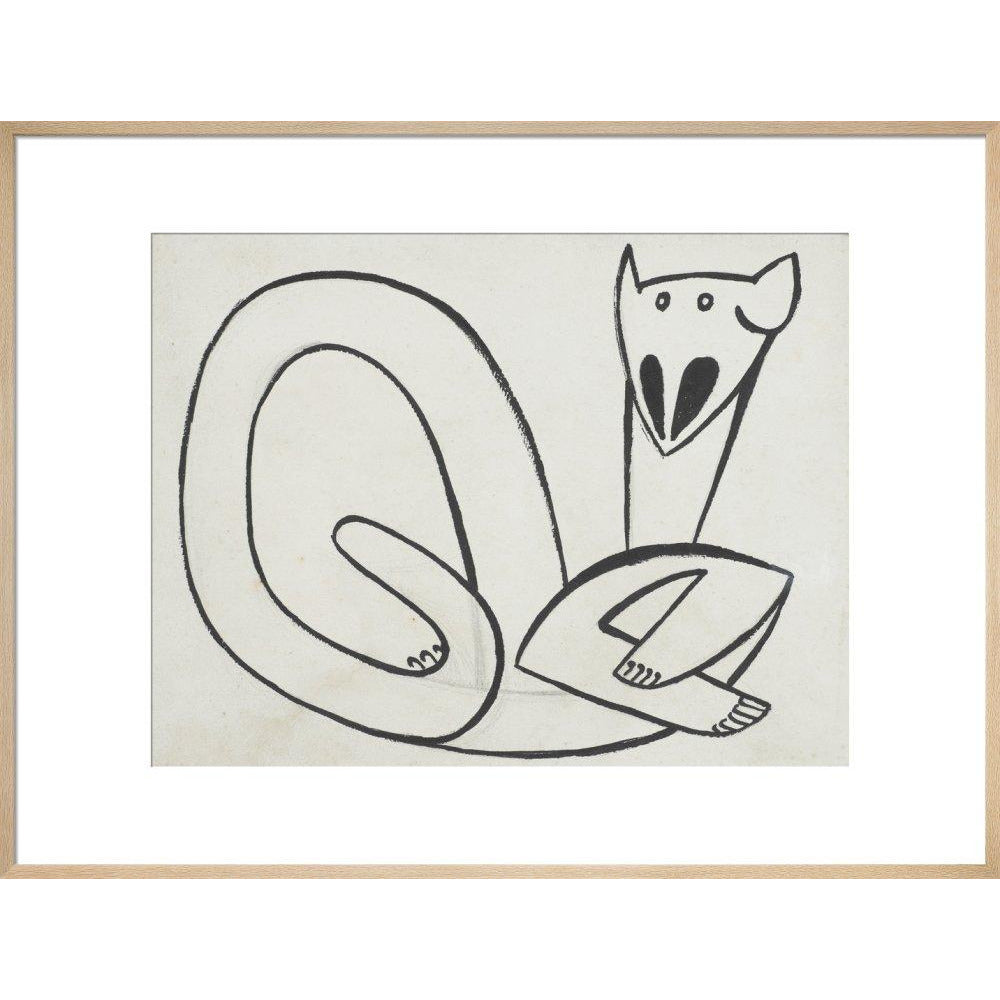 Henri Gaudier-Brzeska: Cat - Art print