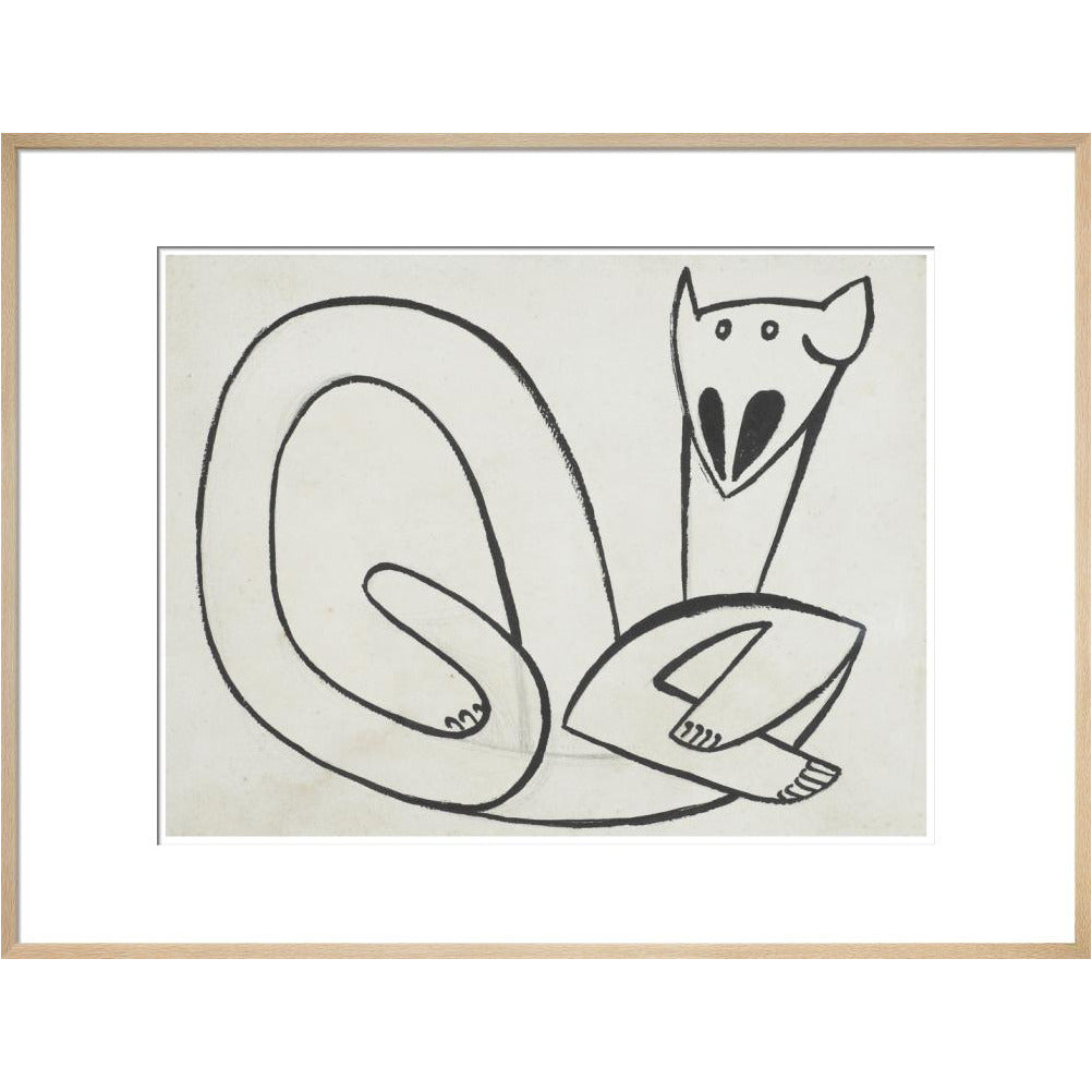 Henri Gaudier-Brzeska: Cat - Art print