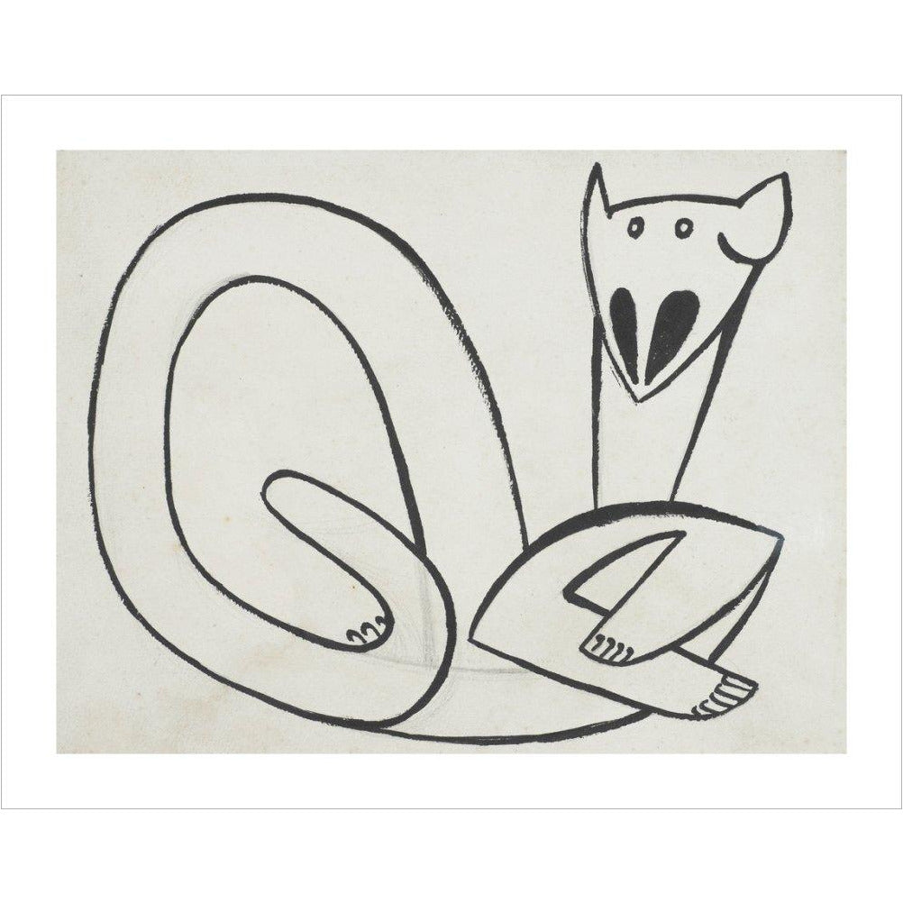 Henri Gaudier-Brzeska: Cat - Art print