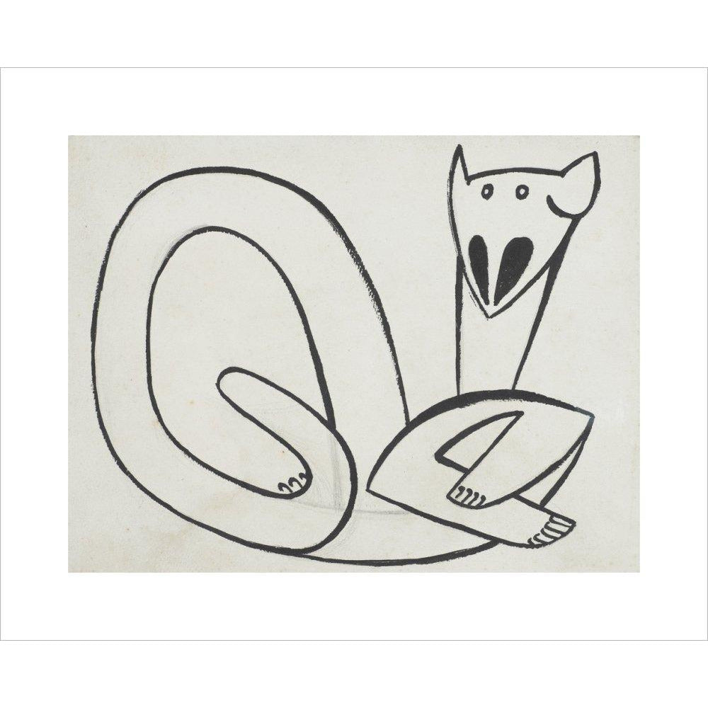 Henri Gaudier-Brzeska: Cat - Art print