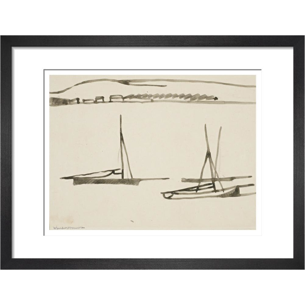 Two boats - Art print