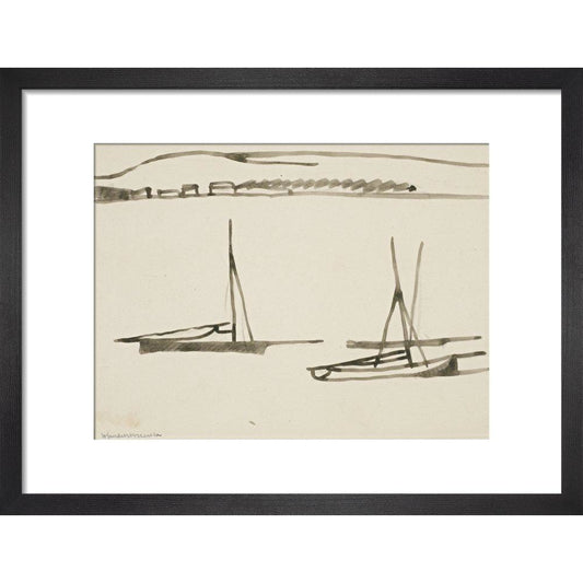 Two boats - Art print