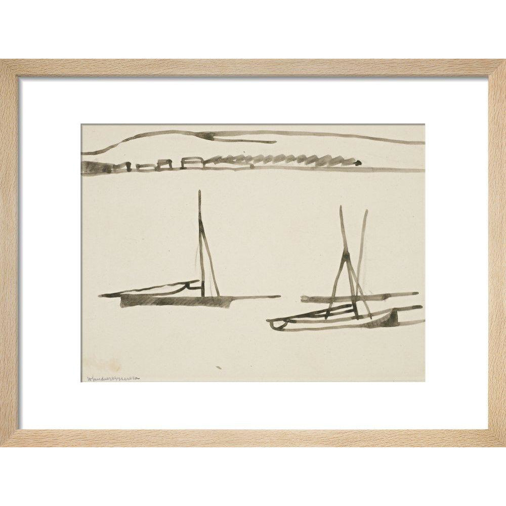 Two boats - Art print