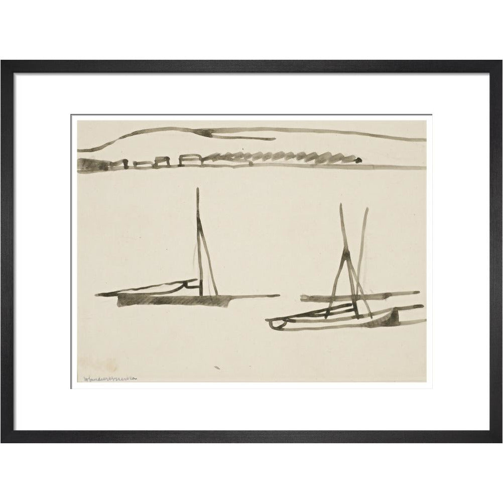 Two boats - Art print