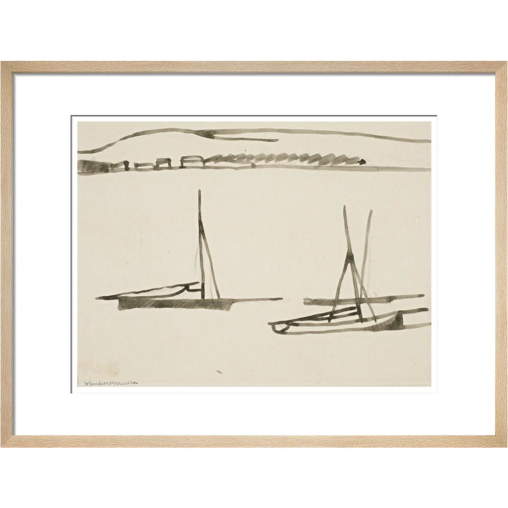 Two boats - Art print