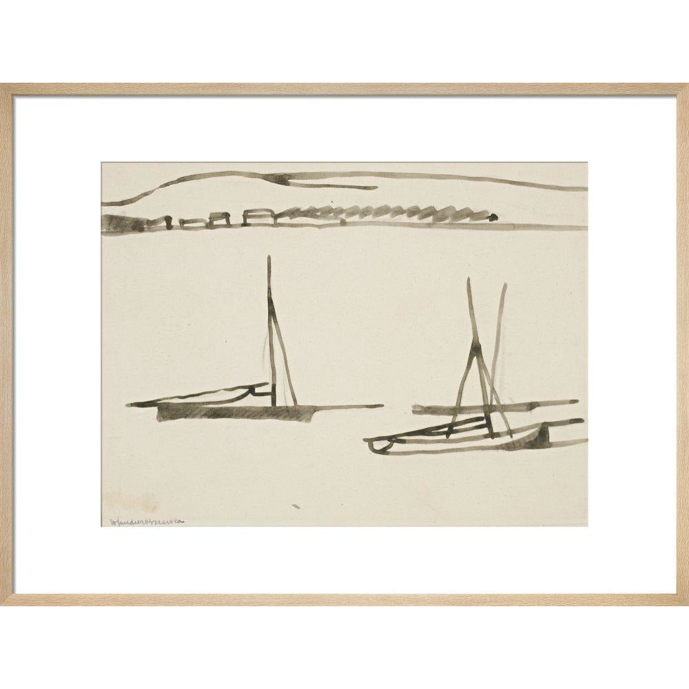 Two boats - Art print