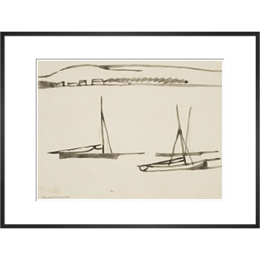 Two boats - Art print