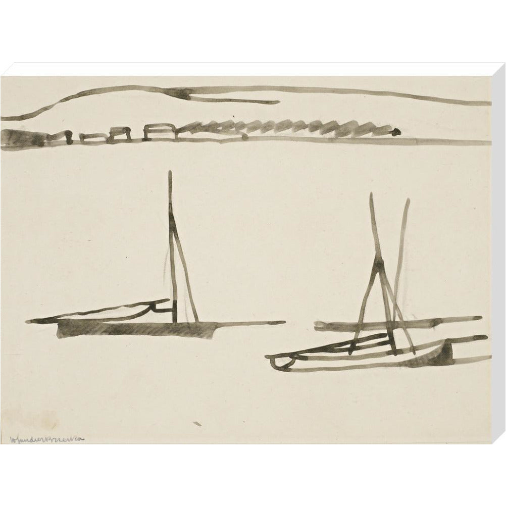 Two boats - Art print