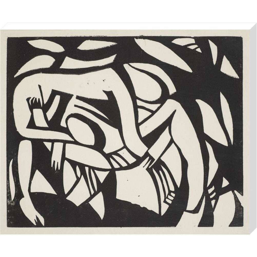 Wrestlers - Art print