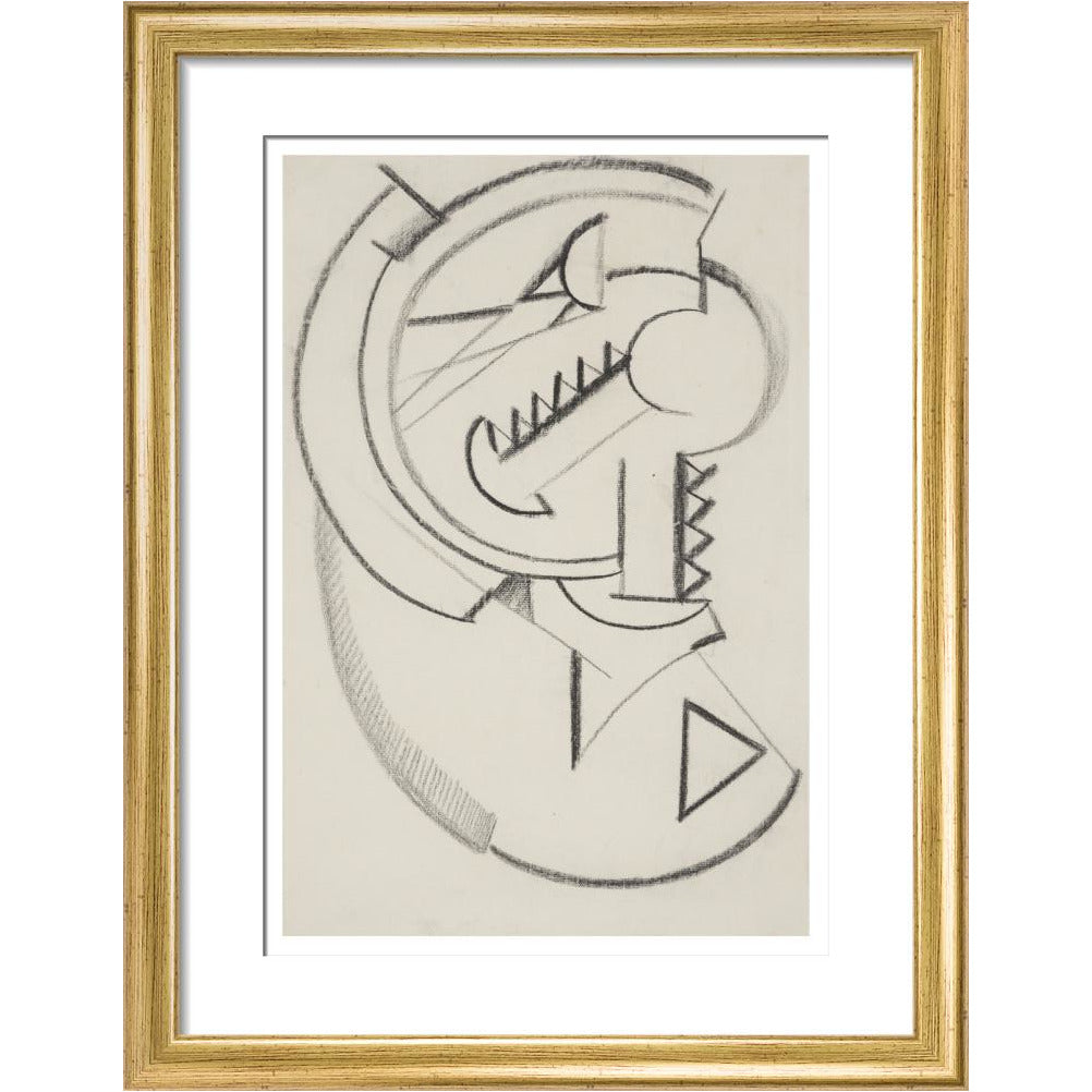 Design for Vorticist Ornament - Art print