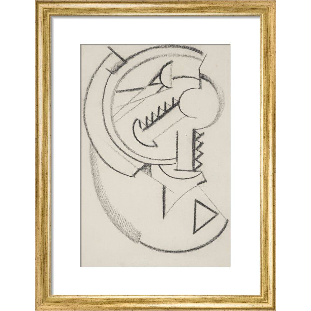 Design for Vorticist Ornament - Art print