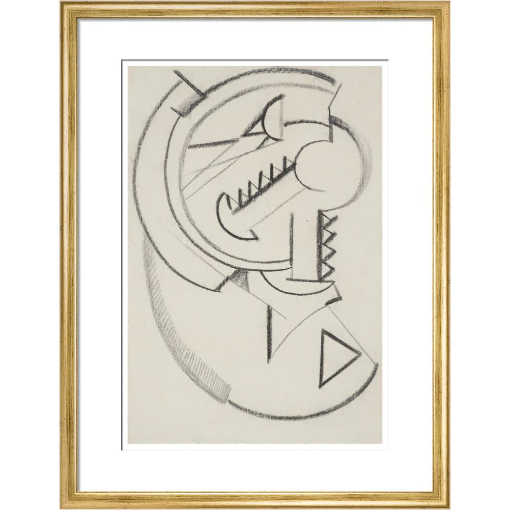 Design for Vorticist Ornament - Art print