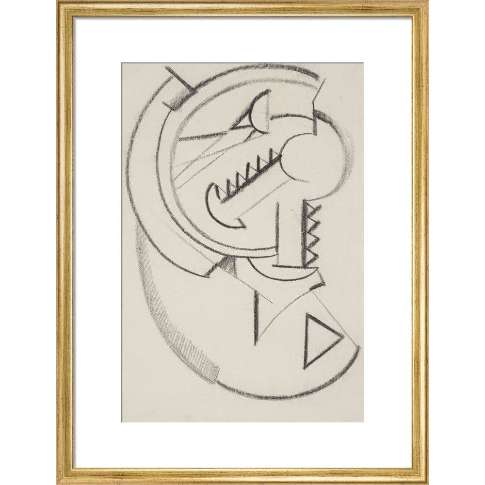 Design for Vorticist Ornament - Art print