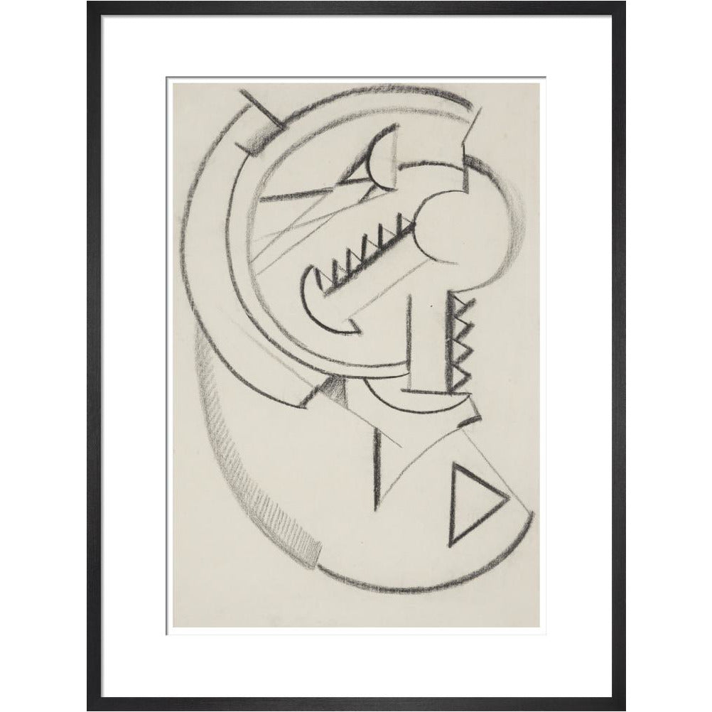 Design for Vorticist Ornament - Art print