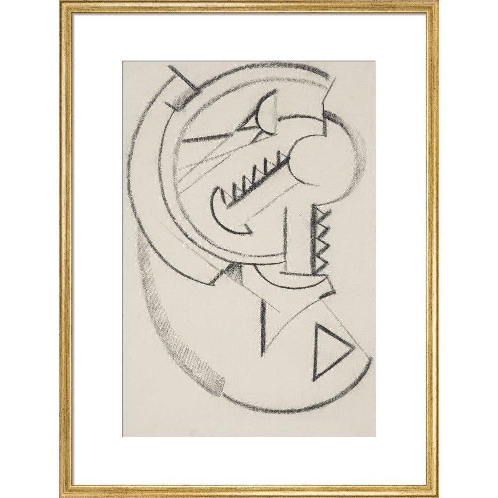 Design for Vorticist Ornament - Art print