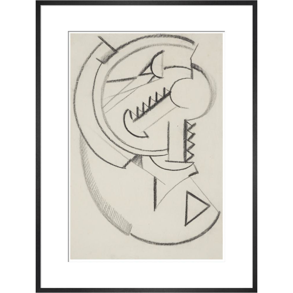 Design for Vorticist Ornament - Art print