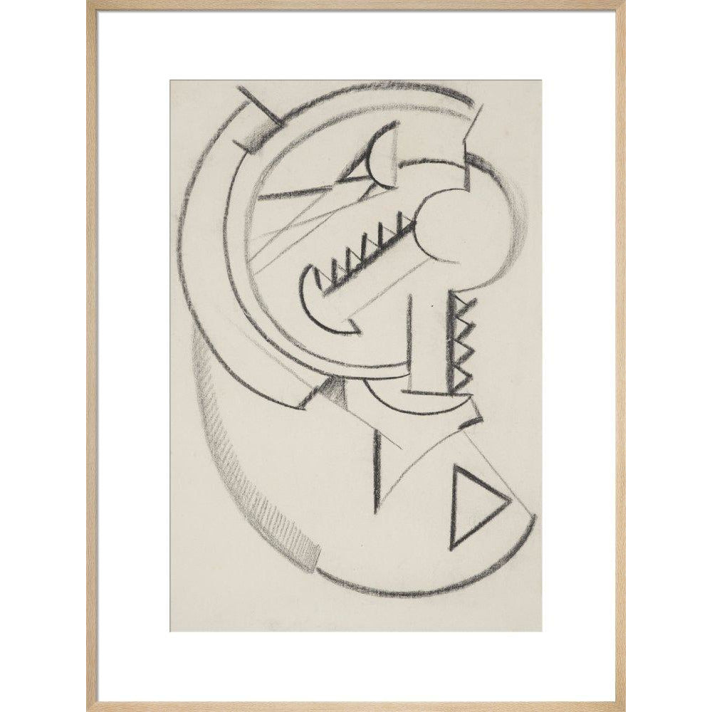 Design for Vorticist Ornament - Art print