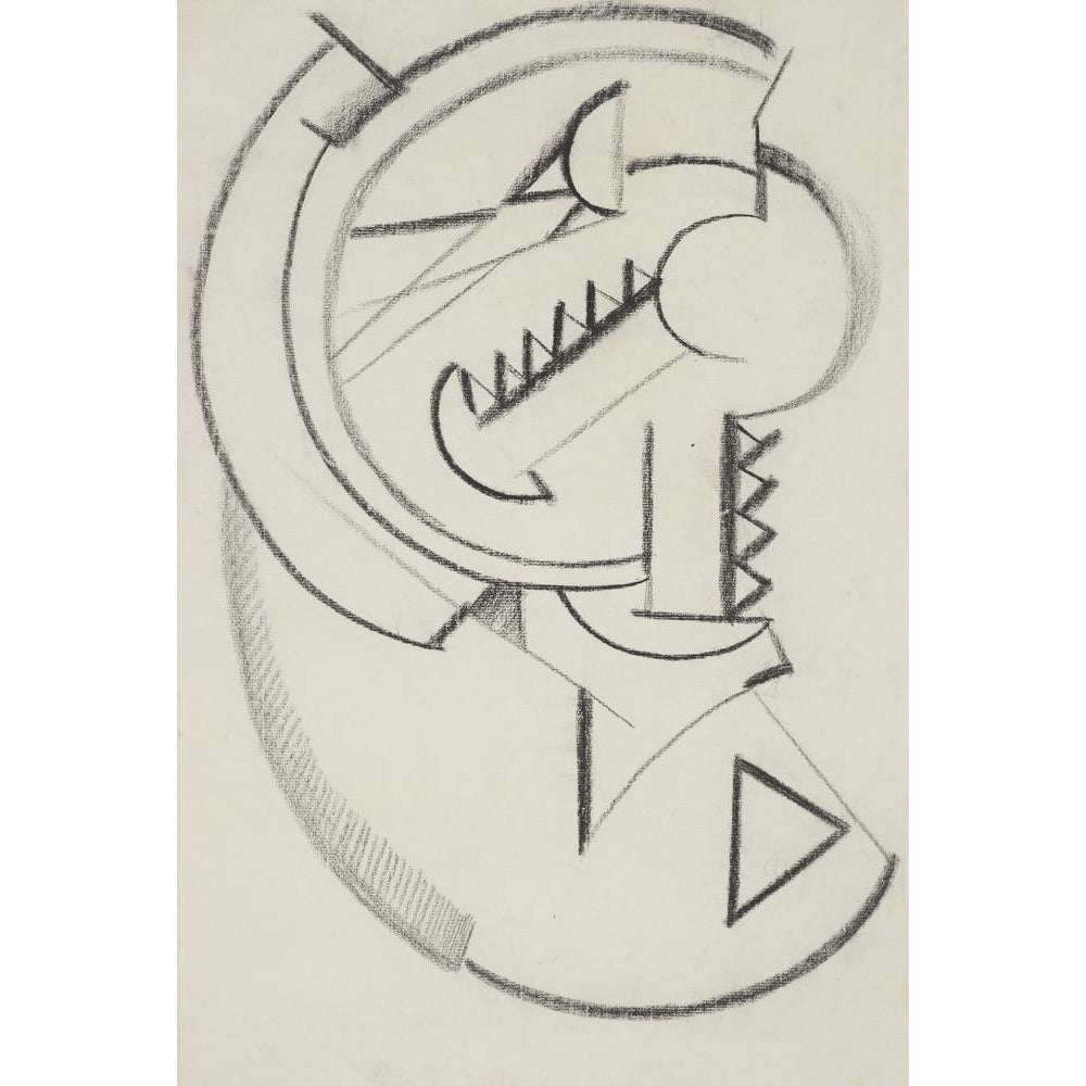Design for Vorticist Ornament - Art print