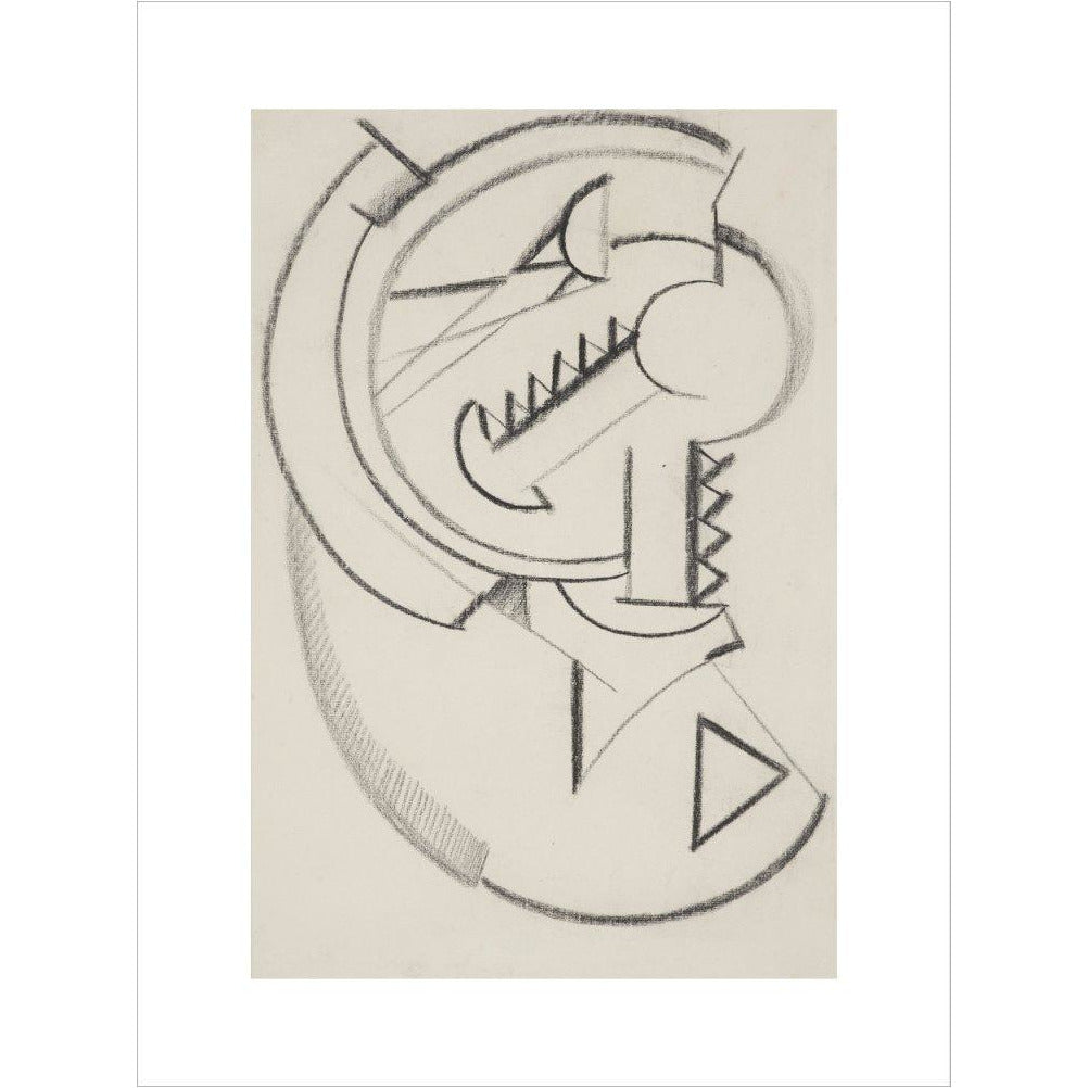 Design for Vorticist Ornament - Art print