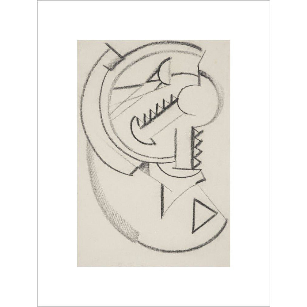 Design for Vorticist Ornament - Art print