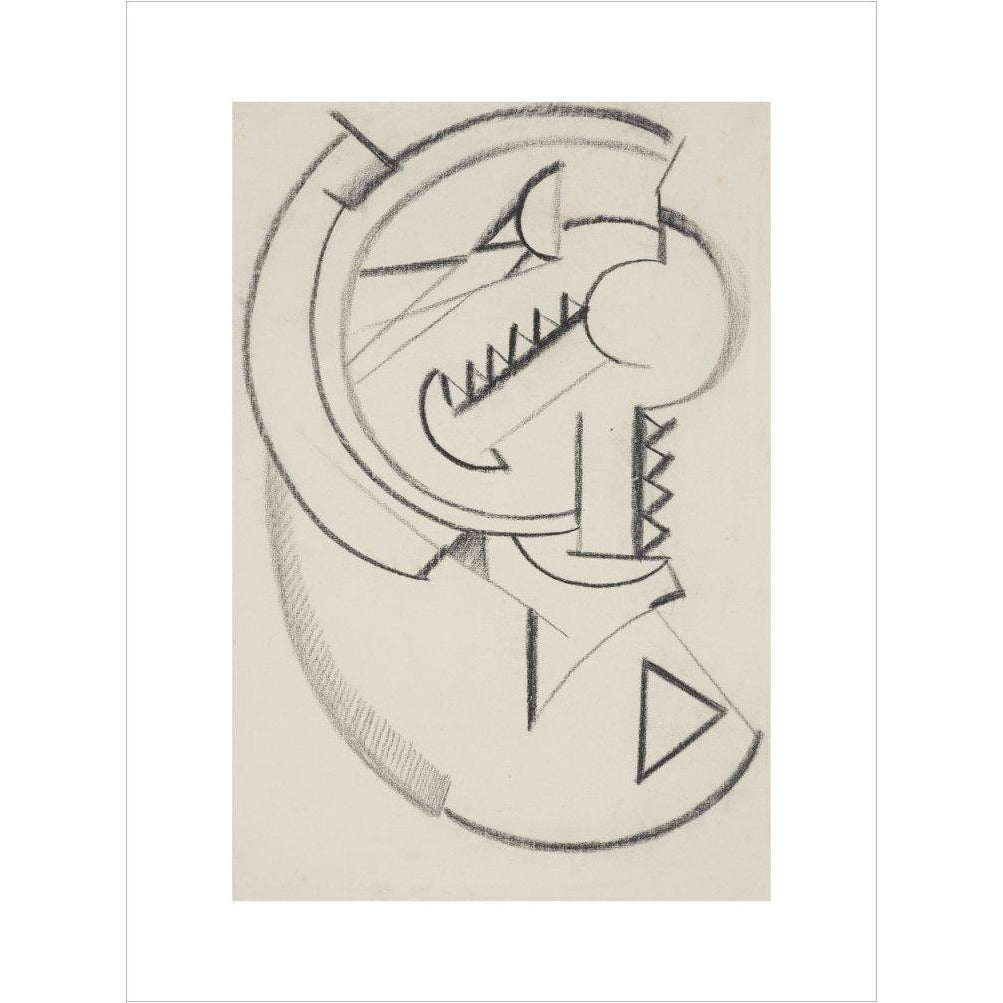 Design for Vorticist Ornament - Art print