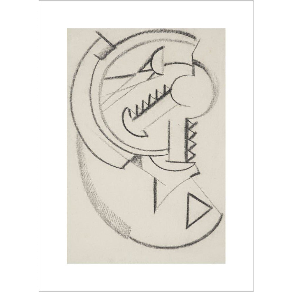 Design for Vorticist Ornament - Art print