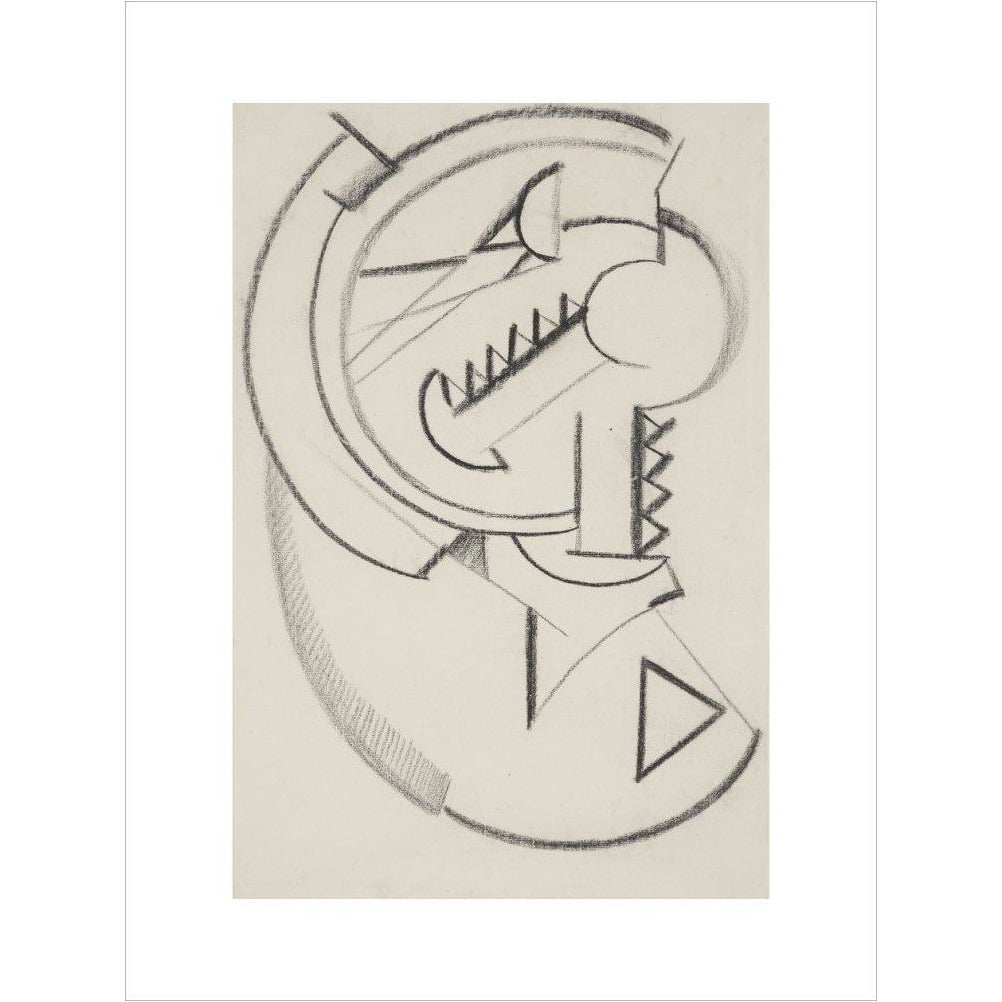 Design for Vorticist Ornament - Art print