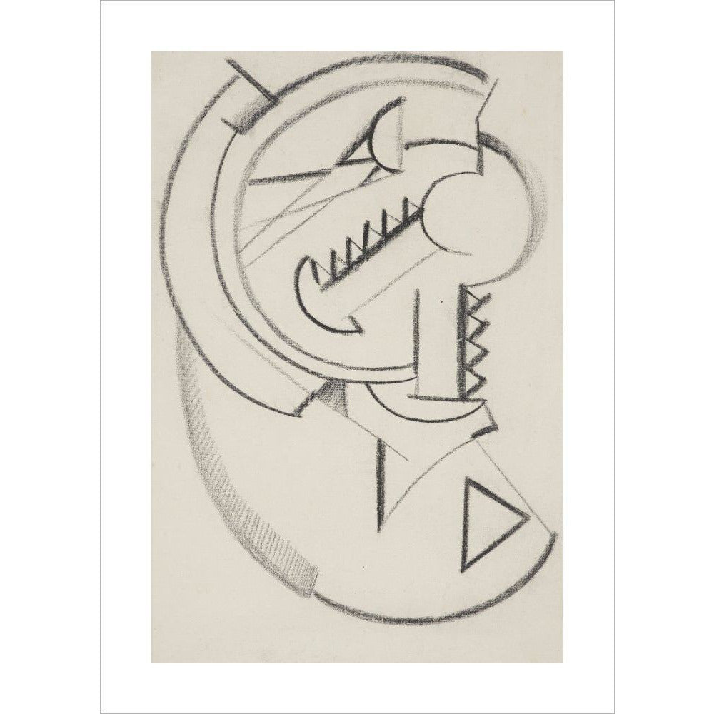 Design for Vorticist Ornament - Art print
