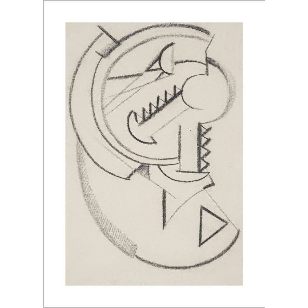 Design for Vorticist Ornament - Art print