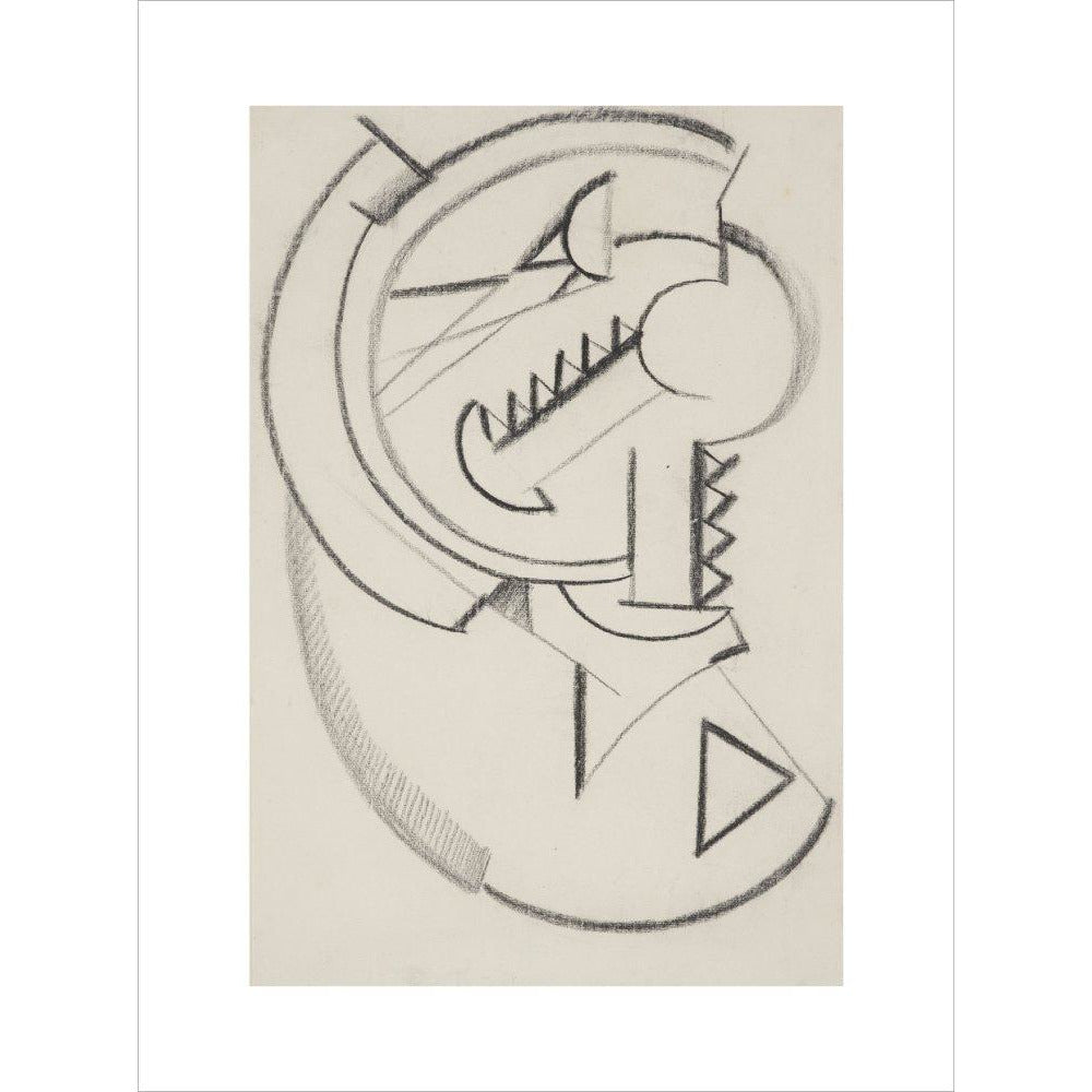 Design for Vorticist Ornament - Art print
