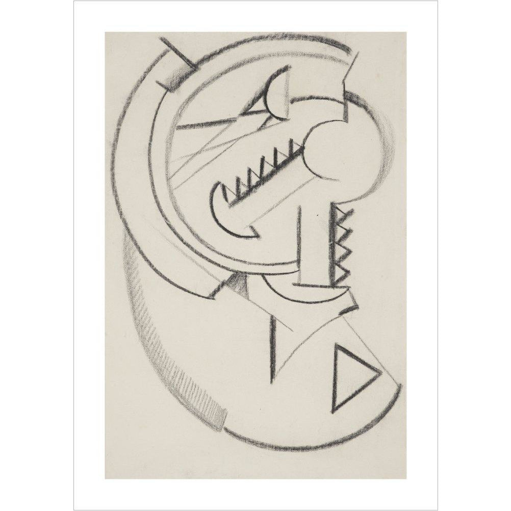 Design for Vorticist Ornament - Art print